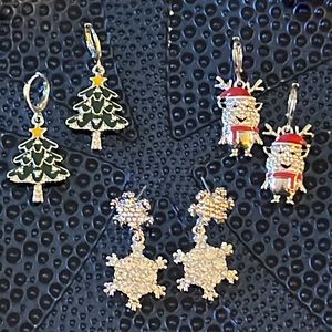 🎄Australian Crystal Christmas Earrings